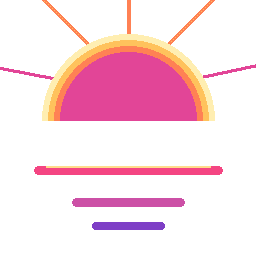 Monitor Tray sunset icon